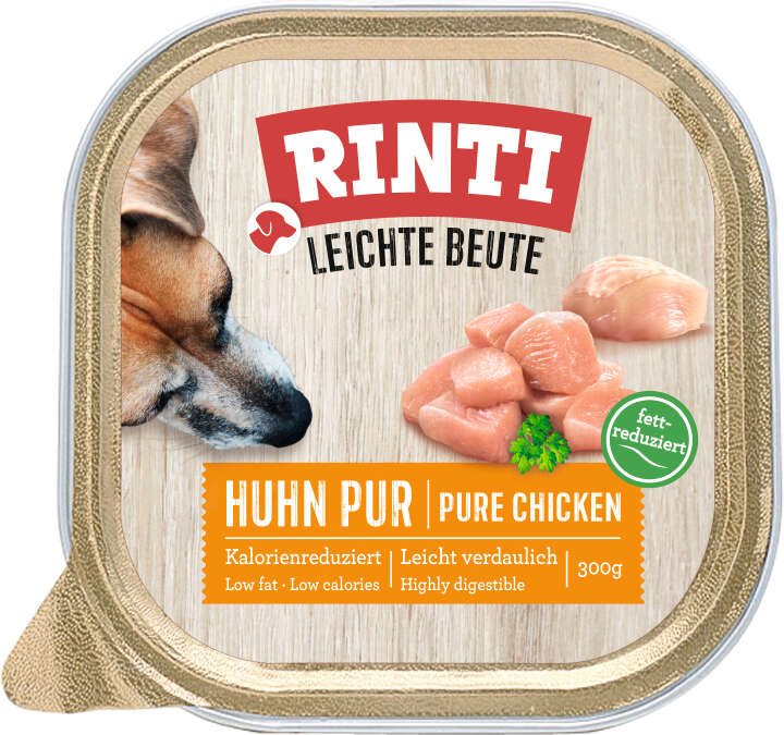 RINTI Hunde-Nassfutter Leichte Beute Huhn Pur